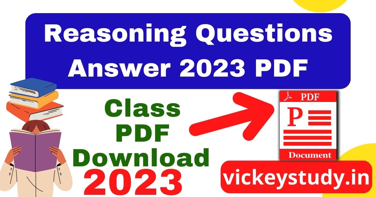 Reasoning and Aptitude Question Answer PDF Download Free 2023
