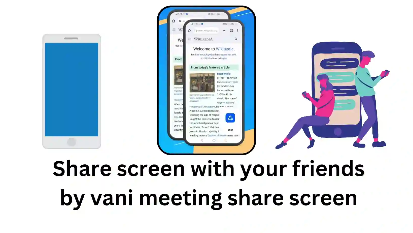 Share screen with your friends by vani meeting