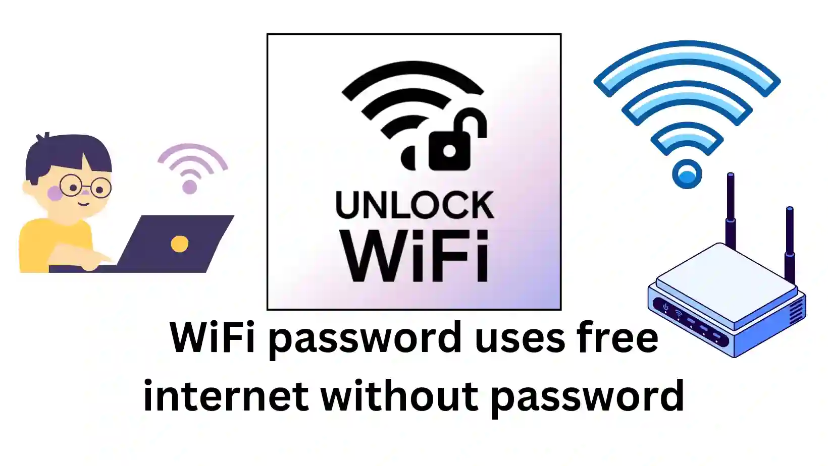 WiFi password uses free internet without password