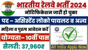 Indian Railway Bharti 2024 Apply Now