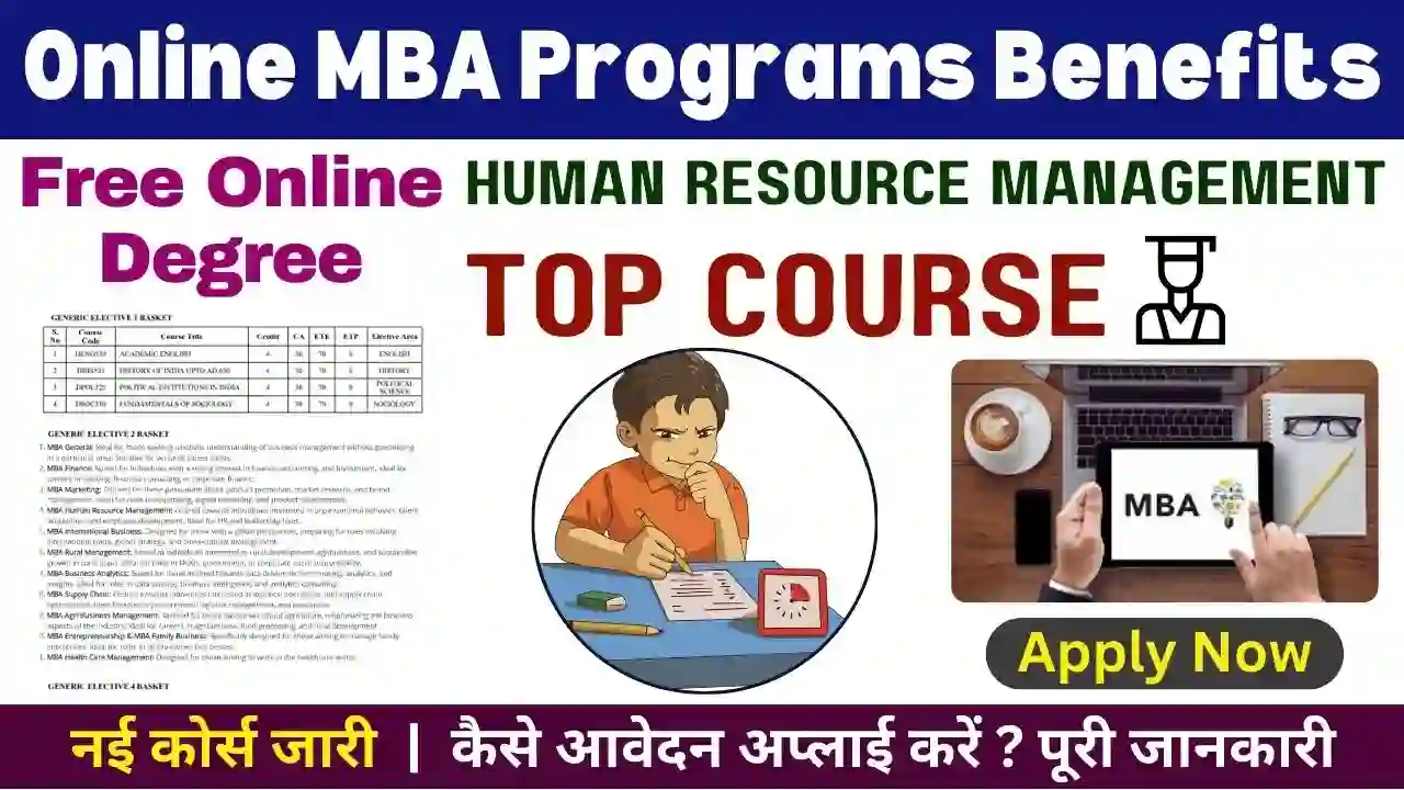 Online MBA Programs Human Resource Management